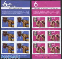 Canada 2002 Handicrafts 2 Booklets S-a, Mint NH, Stamp Booklets - Art - Handicrafts - Ungebraucht