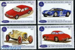 Antigua & Barbuda 1993 Ford/Benz Automobiles 4v, Mint NH, Transport - Automobiles - Auto's