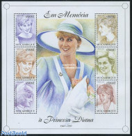 Mozambique 1999 Death Of Diana 6v M/s, Mint NH, History - Charles & Diana - Kings & Queens (Royalty) - Royalties, Royals