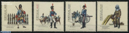 Portugal 1985 Uniforms 4v, Mint NH, History - Nature - Sport - Various - Militarism - Horses - Diving - Uniforms - Ongebruikt