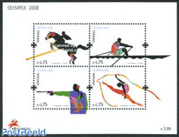 Portugal 2008 Olymphilex S/s, Mint NH, Nature - Sport - Horses - Gymnastics - Kayaks & Rowing - Olympic Games - Shooti.. - Neufs