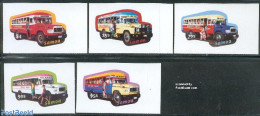 Samoa 2002 Auto Buses 5v S-a, Mint NH, Transport - Automobiles - Autos