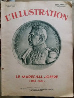 C1 14 18 Illustration MARECHAL JOFFRE 1931 Grand Format ILLUSTRE Port Inclus France - War 1914-18