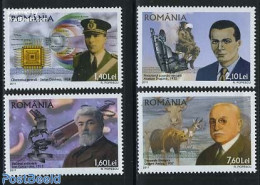 Romania 2011 Invention, Premieres 4v, Mint NH, Nature - Science - Transport - Animals (others & Mixed) - Bears - Inven.. - Nuevos