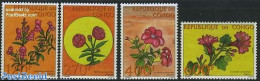 Congo Republic 2003 Flowers 4v, Mint NH, Nature - Flowers & Plants - Otros & Sin Clasificación