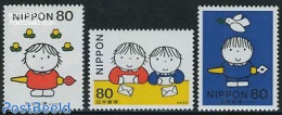 Japan 1998 Dick Bruna 3v, Mint NH, Art - Children's Books Illustrations - Dick Bruna - Unused Stamps
