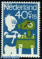 Netherlands 1964 Plate Flaw, 40+15c, Blue Spot In Head Wooden Horse, Mint NH, Various - Errors, Misprints, Plate Flaws.. - Neufs