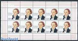 Germany, Federal Republic 1999 Katharina Vion Bora M/s, Mint NH, History - Women - Unused Stamps