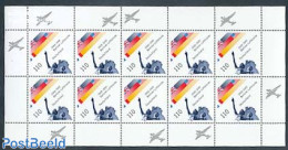 Germany, Federal Republic 1999 Berlin Air Bridge M/s, Mint NH, History - Transport - Flags - Aircraft & Aviation - Unused Stamps