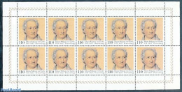 Germany, Federal Republic 1999 J.W. Von Goethe M/s, Mint NH, Art - Authors - Unused Stamps