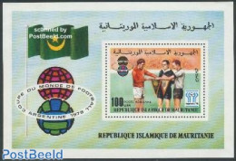 Mauritania 1977 Football Games Argentina S/s, Mint NH, Sport - Football - Other & Unclassified