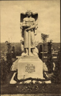 CPA Lens Pas De Calais, Korpsfriedhof Lens, XIV A. K. , Loretto-Denkmal, Plastik - Autres & Non Classés