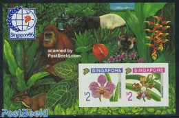 Singapore 1995 Singapore 95 S/s Imperforated, Mint NH, Nature - Flowers & Plants - Orchids - Philately - Other & Unclassified