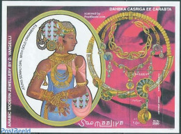 Somalia 1997 Golden Art Objects S/s, Mint NH, Art - Art & Antique Objects - Somalia (1960-...)