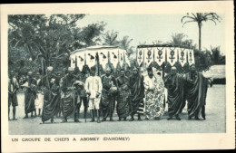 CPA Abomey Dahomey Benin, Eine Gruppe Von Häuptlingen - Kamerun