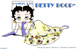 Gambia 2000 Betty Boop S/s, Mint NH, Art - Comics (except Disney) - Bandes Dessinées