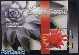 Gambia 2004 Orchid Cactus S/s, Epiphyllum S/s, Mint NH, Nature - Cacti - Flowers & Plants - Orchids - Sukkulenten