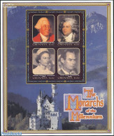 Grenada 2000 Monarchs 4v M/s, Mint NH, History - Kings & Queens (Royalty) - Royalties, Royals