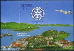 Grenada 1988 Rotary Conference S/s, Mint NH, Transport - Various - Aircraft & Aviation - Rotary - Airplanes