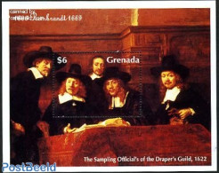 Grenada 1993 Rembrandt S/s, Mint NH, Art - Paintings - Rembrandt - Other & Unclassified