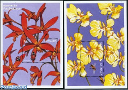 Grenada 1997 Orchids 2 S/s, Mint NH, Nature - Flowers & Plants - Orchids - Other & Unclassified