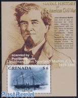 Grenada 2002 CSS Florida S/s, Mint NH, Transport - Ships And Boats - Barcos