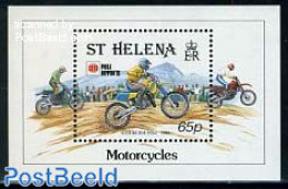 Saint Helena 1991 Philanippon, Motorcycles S/s, Mint NH, Transport - Motorcycles - Motos