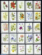 Netherlands - Personal Stamps TNT/PNL 2008 Flowers By Janneke Brinkman 25v, Mint NH, Nature - Birds - Butterflies - Fl.. - Fruits