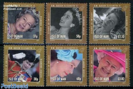Isle Of Man 2012 Diamond Jubilee Elizabeth II 6v, Mint NH, History - Kings & Queens (Royalty) - Royalties, Royals