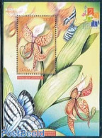 Gambia 2001 Orchids S/s, Cycnoches Lodigesii, Mint NH, Nature - Flowers & Plants - Orchids - Gambie (...-1964)