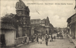 CPA Colombo Ceylon Sri Lanka, Sea-Street, Hindu-Chetty-Tempel - Sri Lanka (Ceylon)