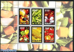 Curaçao 2011 Vegetables 6v M/s, Mint NH, Health - Food & Drink - Levensmiddelen