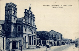 CPA Colombo Ceylon Sri Lanka, Norris Road, St. Philip's Church - Sri Lanka (Ceilán)