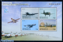 Micronesia 2009 Chinese Aviation 4v M/s, Mint NH, Transport - Aircraft & Aviation - Flugzeuge