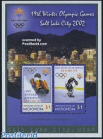 Micronesia 2002 Salt Lake City S/s, Mint NH, Sport - Ice Hockey - Olympic Winter Games - Eishockey