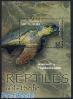 Micronesia 2004 Reptiles S/s, Loggerhead Turtle, Mint NH, Nature - Reptiles - Turtles - Mikronesien