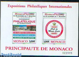 Monaco 2002 Monacofil S/s, Mint NH, Philately - Nuovi