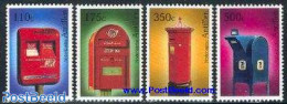 Netherlands Antilles 2000 Letter Boxes 4v, Mint NH, Mail Boxes - Post - Correo Postal