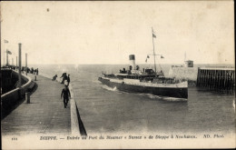 CPA Dieppe Seine-Maritime, Einfahrt Des Dampfers Sussex In Den Hafen - Other & Unclassified