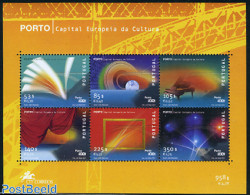 Portugal 2001 Porto, European Cultural Capital S/s, Mint NH, History - Performance Art - Europa Hang-on Issues - Music - Unused Stamps