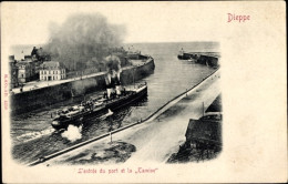 CPA Dieppe Seine Maritime, Gesamtansicht Der Einfahrt Zum Hafen Und Zur Themse - Other & Unclassified