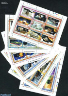 Sierra Leone 1989 Space History 54v (6 M/s), Mint NH, Transport - Space Exploration - Other & Unclassified