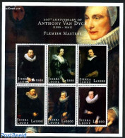 Sierra Leone 2000 Anthony Van Dyck 6v M/s, Mint NH, History - Netherlands & Dutch - Art - Paintings - Geographie