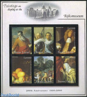 Sierra Leone 2001 Rijksmuseum 6v M/s, Mint NH, History - Netherlands & Dutch - Art - Paintings - Geografía