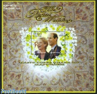 Sierra Leone 1999 Edward & Sophie Wedding S/s, Mint NH, History - Kings & Queens (Royalty) - Case Reali