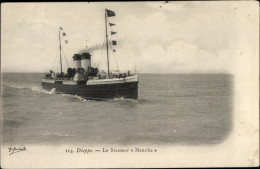 CPA Dieppe Seine Maritime, Le Steamer Manche - Other & Unclassified