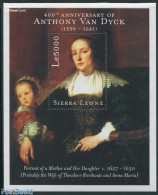 Sierra Leone 2000 Anthony Van Dyck S/s, Mother & Daughter, Mint NH, History - Netherlands & Dutch - Art - Paintings - Géographie