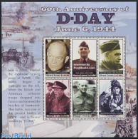 Sierra Leone 2004 D-Day 6v M/s, Mint NH, History - Militarism - World War II - Militares