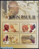 Sierra Leone 2004 Pope John Paul II 4v M/s, Joint Issue Poland, Mint NH, Religion - Various - Pope - Religion - Joint .. - Papes