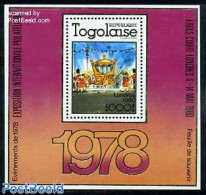 Togo 1980 London 1980 S/s (overprint), Mint NH, History - Kings & Queens (Royalty) - Philately - Case Reali